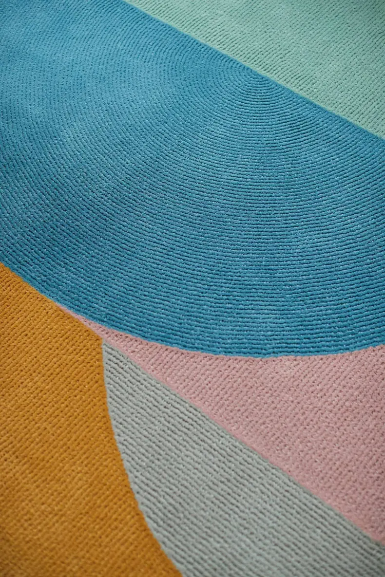 Shapes Bright rug by Roger Oates