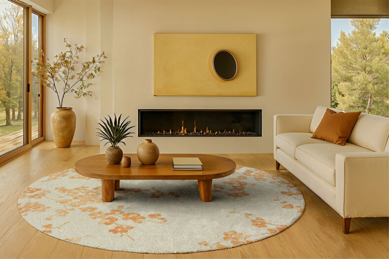 Sakura Collection Petal Dew 9834 rug by Louis De Poortere