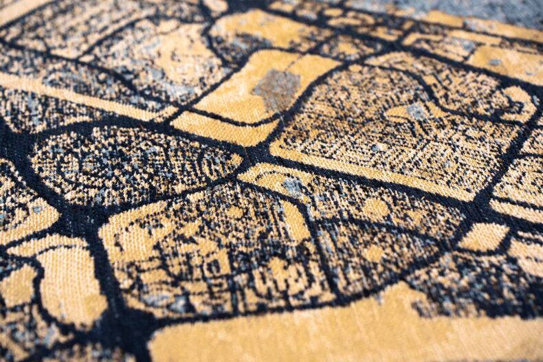 Cities Collection Dubai Gold Sea 9698 rug by Louis De Poortere