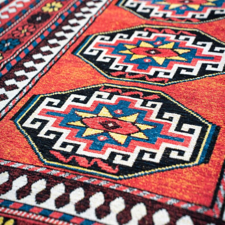 Antiquarian Collection Antalia Red Mix 9844 rug by Louis De Poortere