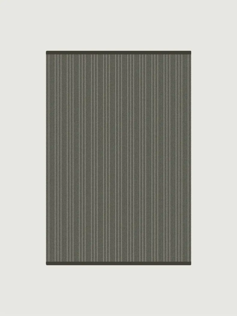 Byron Charcoal rug by Roger Oates