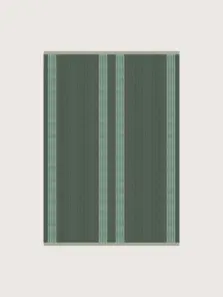 Flaxman Lichen rug by Roger Oates