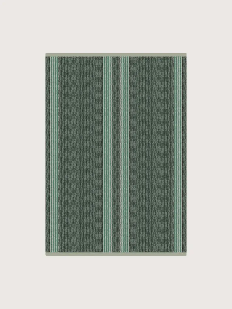 Flaxman Lichen rug by Roger Oates