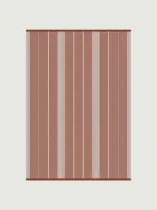 Swanson Brick rug by Roger Oates