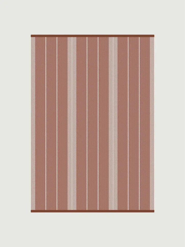 Swanson Brick rug by Roger Oates