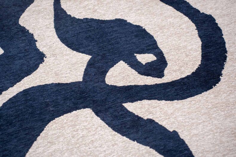Craft Collection Ribbon Sea Ink 9849 rug by Louis De Poortere