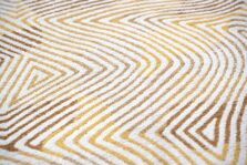 Meditation Collection Coral Yellow Hippy 9799 rug by Louis De Poortere