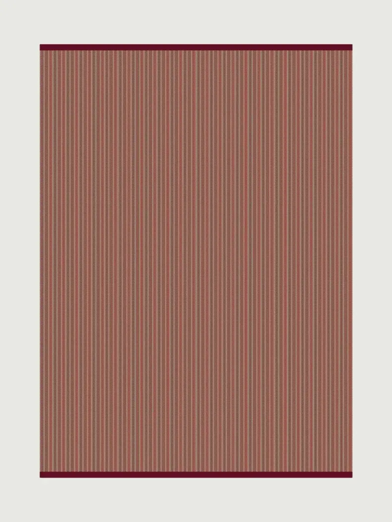 Malton Terracotta rug by Roger Oates
