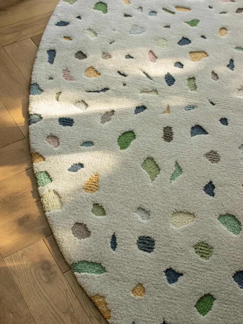 Fragment rug by Roger Oates