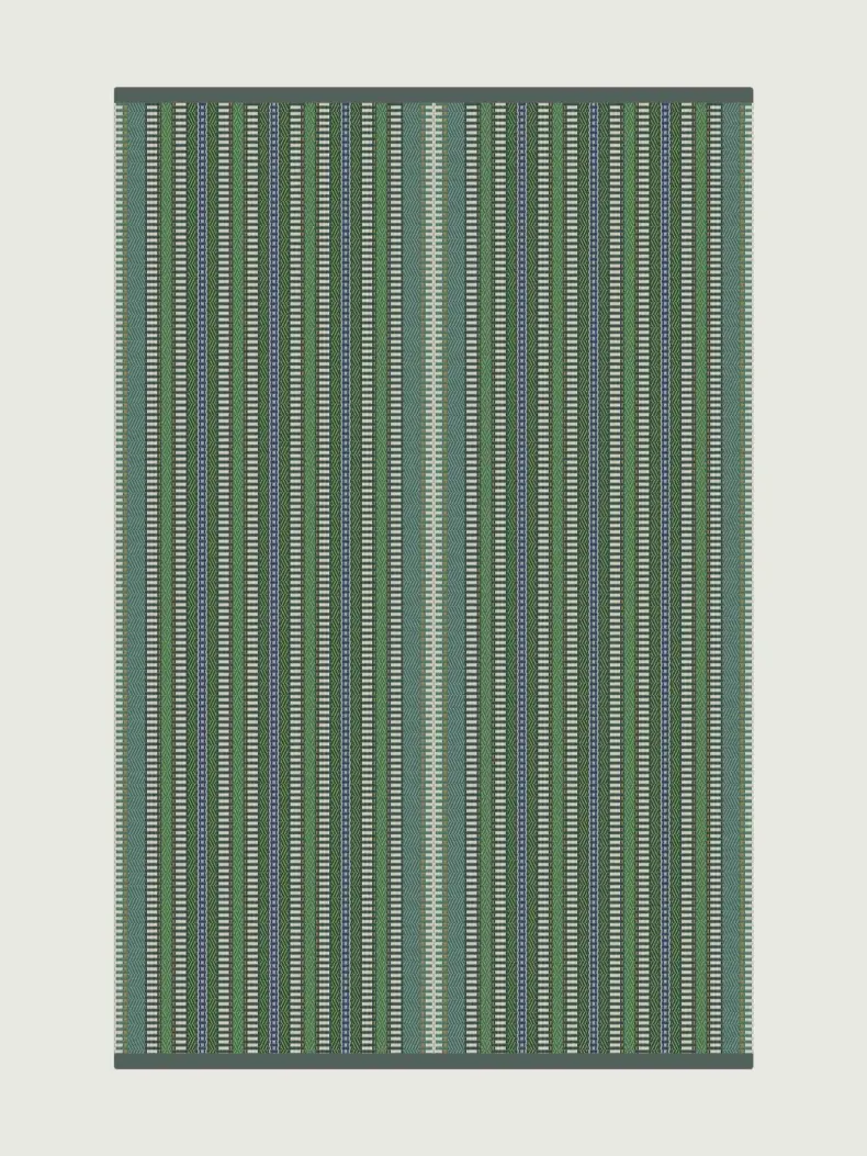 Morella Emerald rug by Roger Oates