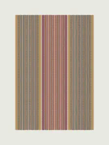 Morella Amber and Coral rug by Roger Oates