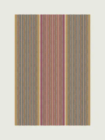 Morella Amber and Coral rug by Roger Oates