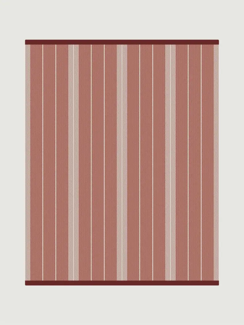 Swanson Brick rug by Roger Oates