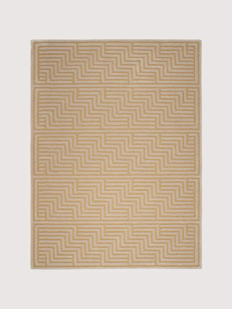 Harford Zig Zag Amber rug by Roger Oates