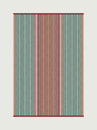 Morella Atoll and Coral rug by Roger Oates
