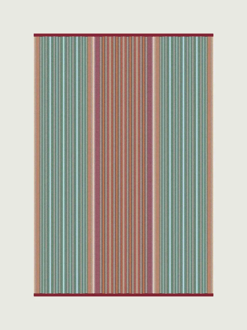 Morella Atoll and Coral rug by Roger Oates