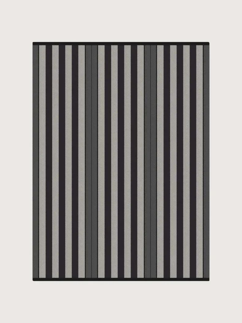 Fitzroy Black rug by Roger Oates