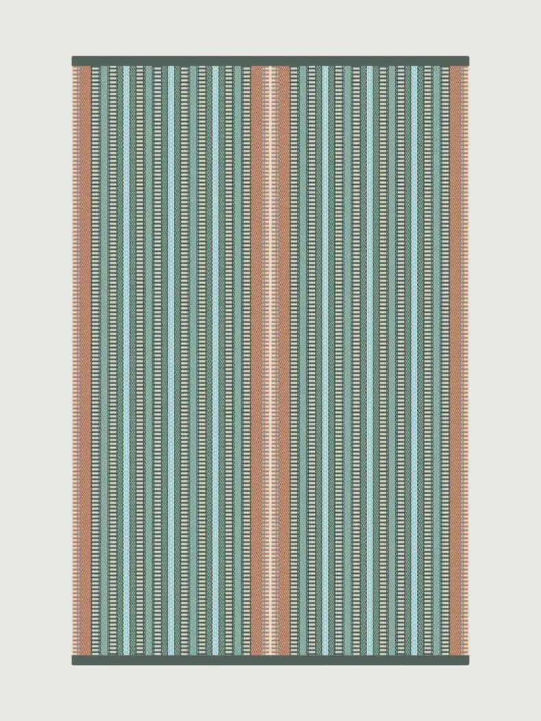 Morella Atoll rug by Roger Oates