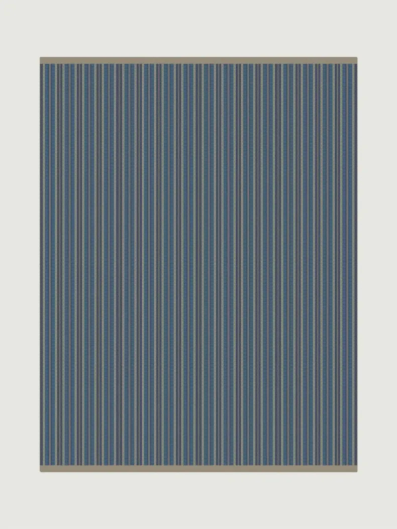 Masai Indigo rug by Roger Oates