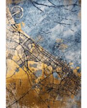 Cities Collection Dubai Gold Sea 9698 rug by Louis De Poortere