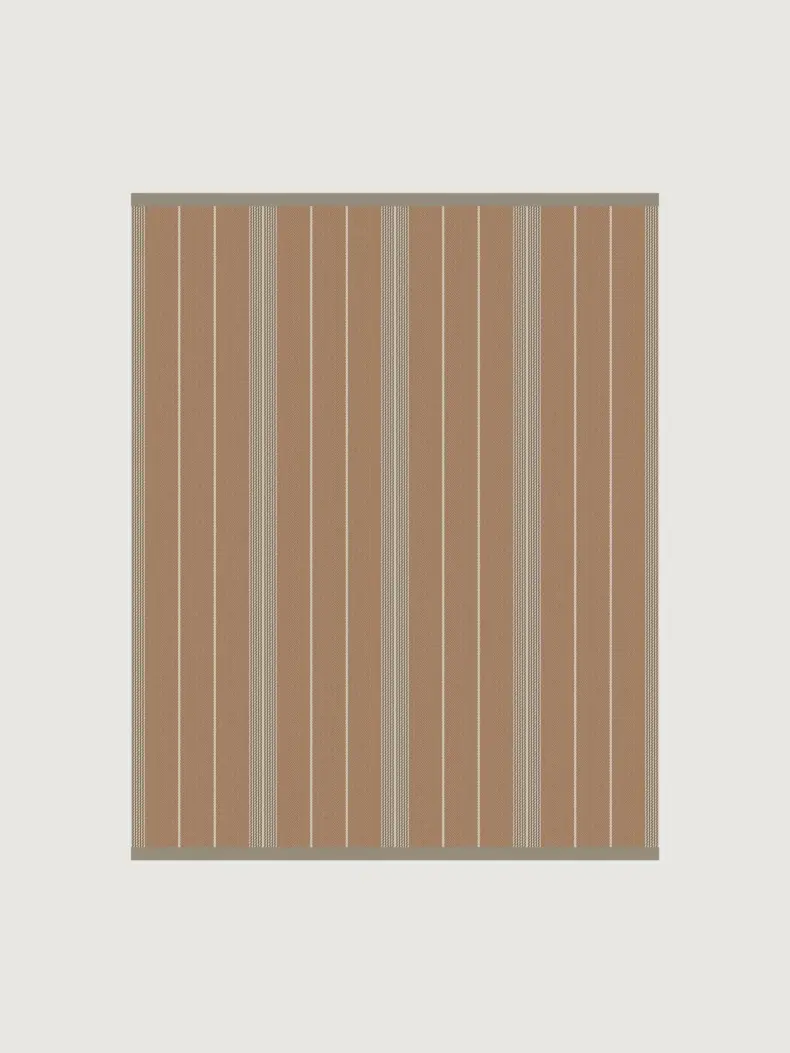 Swanson Tan rug by Roger Oates