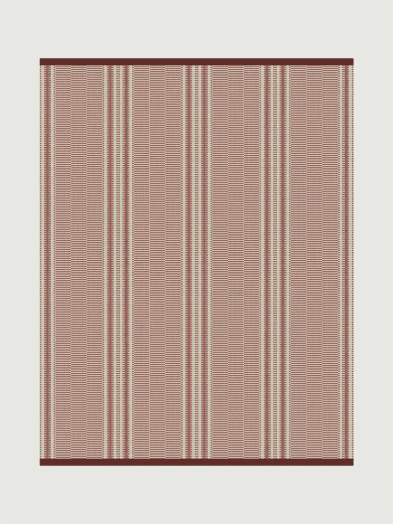 Mila Terracotta rug by Roger Oates