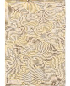 Meditation Collection Coral Yellow Hippy 9799 rug by Louis De Poortere