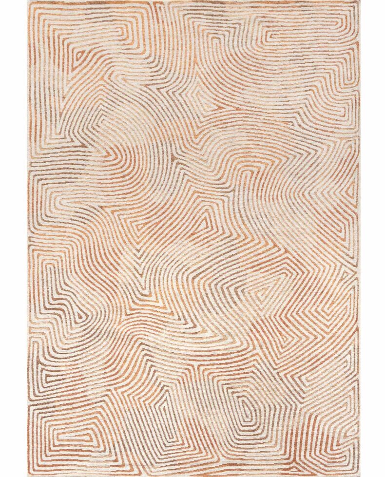 Meditation Collection Coral Indian Sand 9800 rug by Louis De Poortere