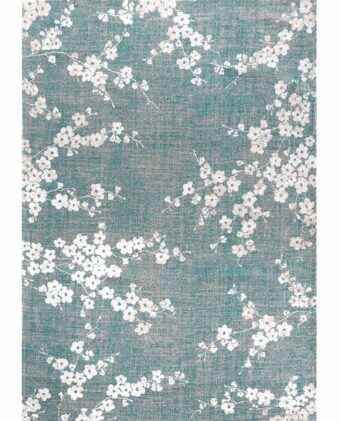 Sakura Collection Lake Blue 9850 rug by Louis De Poortere