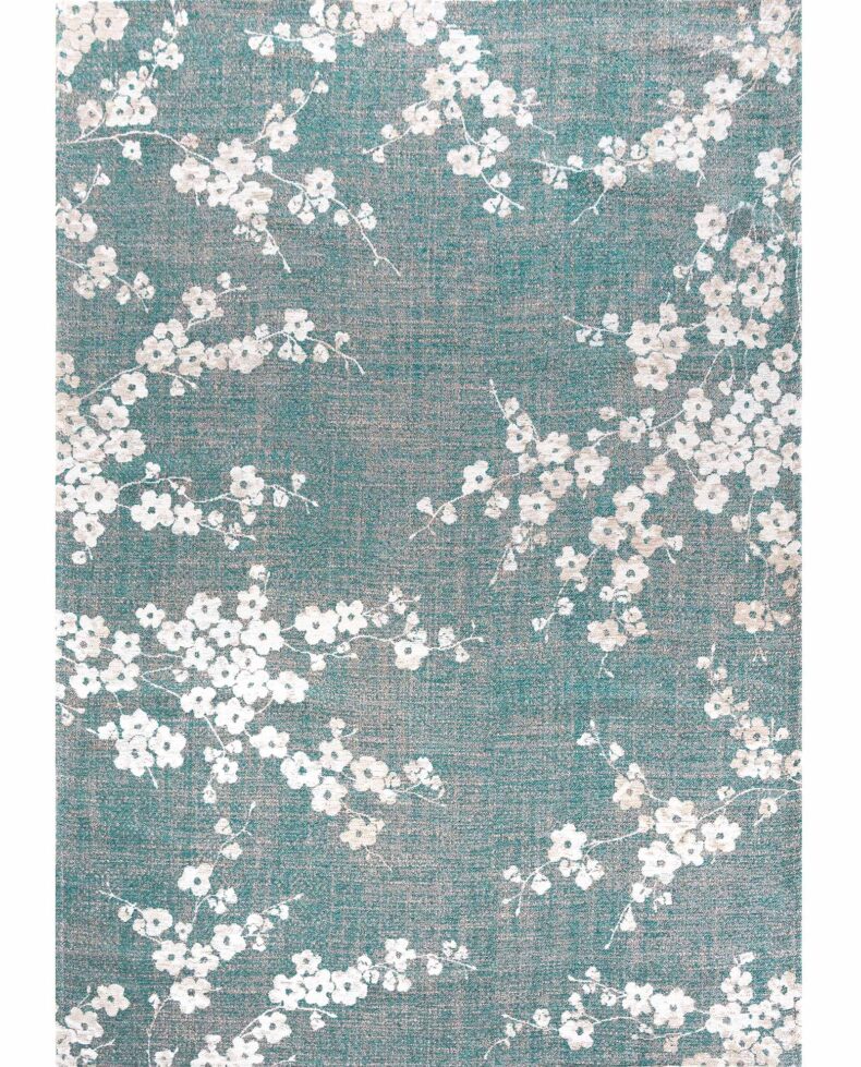 Sakura Collection Lake Blue 9850 rug by Louis De Poortere