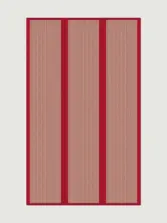 Dart Crimson rug by Roger Oates