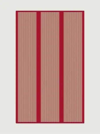 Dart Crimson rug by Roger Oates