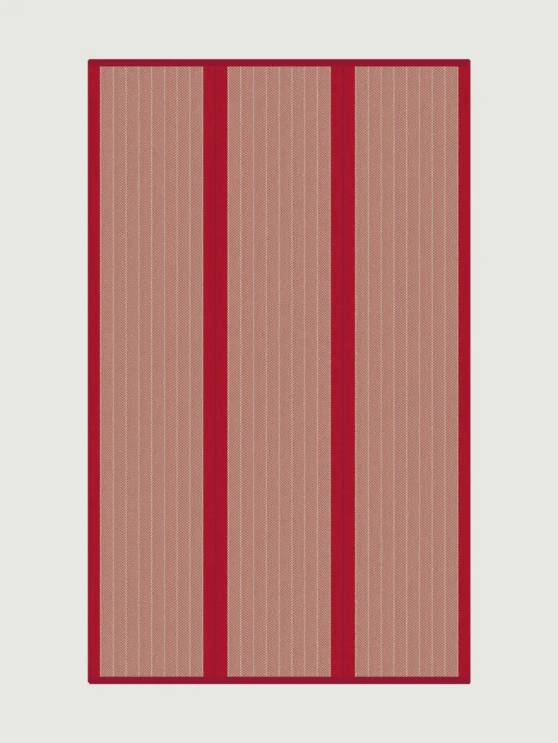 Dart Crimson rug by Roger Oates