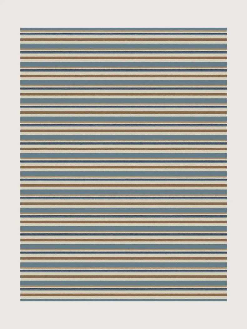 Chartres Marine rug by Roger Oates