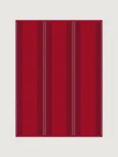 Franklin Carmine rug by Roger Oates