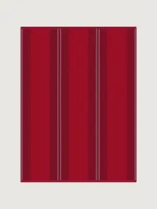 Franklin Carmine rug by Roger Oates