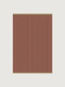 Ashby Raspberry rug by Roger Oates