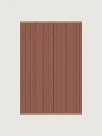 Ashby Raspberry rug by Roger Oates