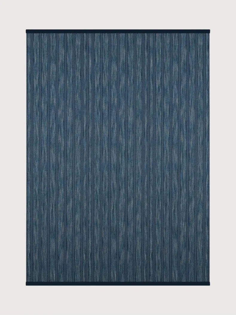 Kasuri Indigo rug by Roger Oates