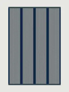 Dart Midnight rug by Roger Oates