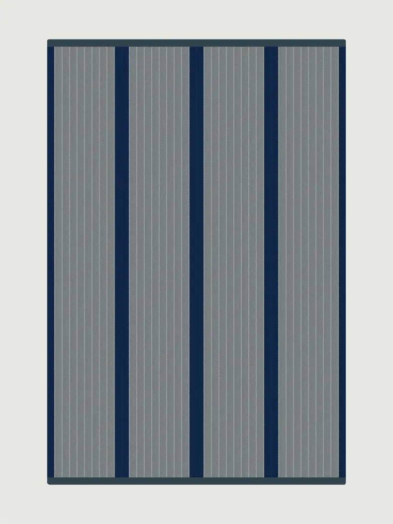 Dart Midnight rug by Roger Oates