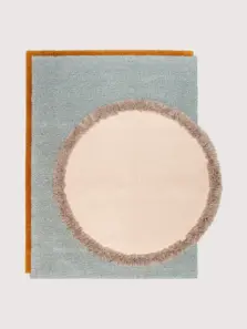 Void Pebble rug by Roger Oates