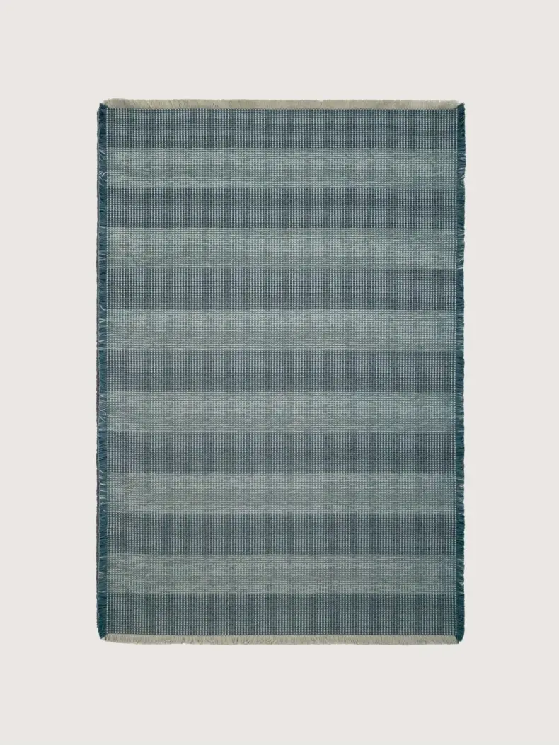Hudson Prussian rug by Roger Oates