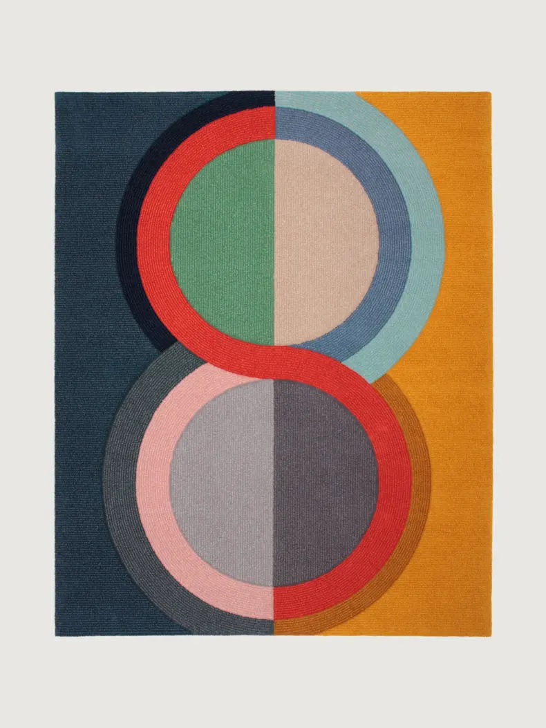 Eighth Prism rug by Roger Oates
