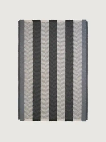 Quill Stripe Silver rug by Roger Oates