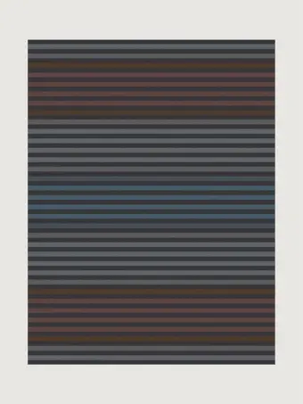 Eldon Airforce Chestnut and Grey rug by Roger Oates