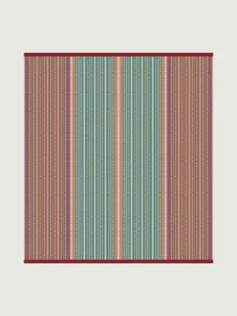 Morella Atoll and Coral rug by Roger Oates