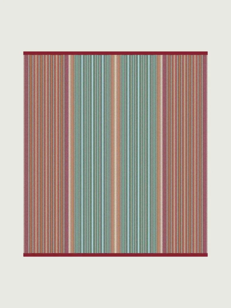 Morella Atoll and Coral rug by Roger Oates