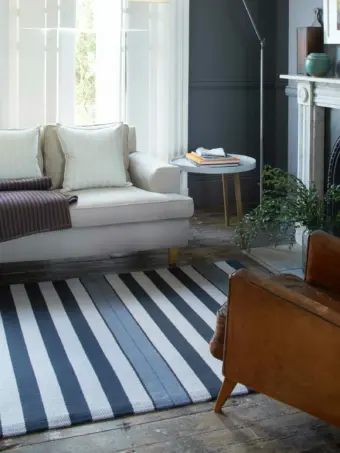 Fitzroy Black rug by Roger Oates