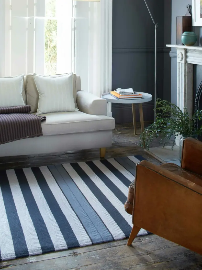 Fitzroy Black rug by Roger Oates
